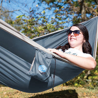 Equip 1P Travel Hammock - Blue Steel/Stone