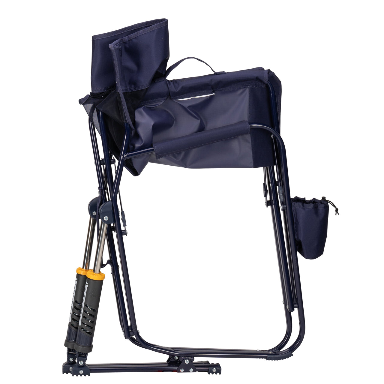 GCI Outdoor Freestyle Rocker Elite Folding Rocking Camping Chair, Rich Blue