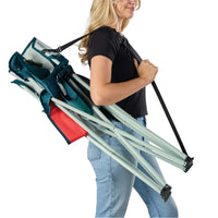 Ozark Trail Oversized Mesh Camping Chair with Carry Bag and Cup Holders