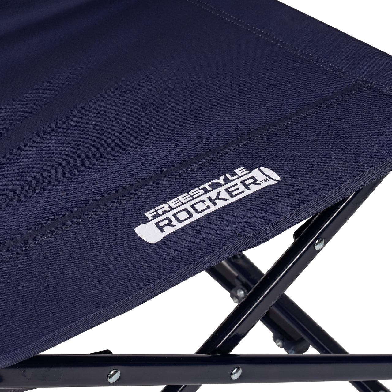 GCI Outdoor Freestyle Rocker Elite Folding Rocking Camping Chair, Rich Blue