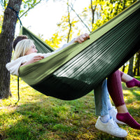 Equip 2P Travel Hammock - Turf/Cucumber