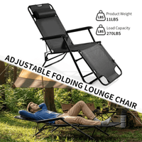 Alvantor Zero Gravity Chair,Folding Outdoor Lounge Chairs with Headrest & Armrests for Outdoor,Patio,Beach,Garden (45.7 L x 23.6 W x 36.22 H)