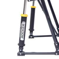 GCI Outdoor Comfort Pro Rocker XL Oversized Rocking Camping Chair, Heathered Charcoal