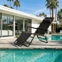 Alvantor Zero Gravity Chair,Folding Outdoor Lounge Chairs with Headrest & Armrests for Outdoor,Patio,Beach,Garden (45.7 L x 23.6 W x 36.22 H)