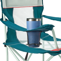 Ozark Trail Oversized Mesh Camping Chair with Carry Bag and Cup Holders