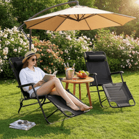 Alvantor Zero Gravity Chair,Folding Outdoor Lounge Chairs with Headrest & Armrests for Outdoor,Patio,Beach,Garden (45.7 L x 23.6 W x 36.22 H)