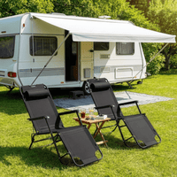 Alvantor Zero Gravity Chair,Folding Outdoor Lounge Chairs with Headrest & Armrests for Outdoor,Patio,Beach,Garden (45.7 L x 23.6 W x 36.22 H)